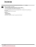 Preview for 60 page of Hotpoint Ariston Aqualtis AQSD 291 U Instructions For Installation And Use Manual