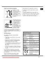 Preview for 63 page of Hotpoint Ariston Aqualtis AQSD 291 U Instructions For Installation And Use Manual