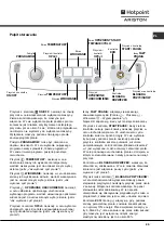 Preview for 29 page of Hotpoint Ariston aqualtis AQSF 29 U Instructions For Installation And Use Manual