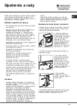 Preview for 45 page of Hotpoint Ariston aqualtis AQSF 29 U Instructions For Installation And Use Manual