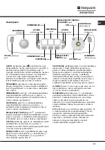 Preview for 53 page of Hotpoint Ariston aqualtis AQSF 29 U Instructions For Installation And Use Manual