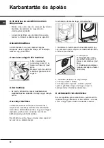 Preview for 58 page of Hotpoint Ariston aqualtis AQSF 29 U Instructions For Installation And Use Manual