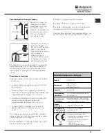 Предварительный просмотр 15 страницы Hotpoint Ariston Aqualtis AQXGF 169 Instruction Booklet