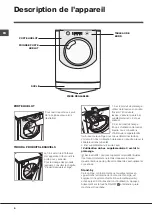 Preview for 6 page of Hotpoint Ariston AQUALTIS PWAQ92F29 Instructions For Installation And Use Manual