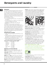 Preview for 22 page of Hotpoint Ariston AQUALTIS PWAQ92F29 Instructions For Installation And Use Manual