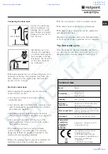 Preview for 3 page of Hotpoint Ariston AR 83 Instructions For Use Manual