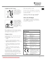 Preview for 3 page of Hotpoint Ariston AR**D 149 Instructions For Use Manual