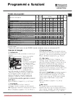 Предварительный просмотр 7 страницы Hotpoint Ariston AR**D 149 Instructions For Use Manual