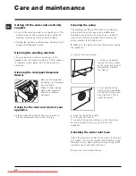 Предварительный просмотр 22 страницы Hotpoint Ariston AR**D 149 Instructions For Use Manual