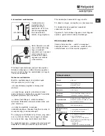 Preview for 51 page of Hotpoint Ariston ARL 105 Instructions For Use Manual