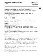 Preview for 55 page of Hotpoint Ariston ARL 105 Instructions For Use Manual