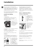 Preview for 62 page of Hotpoint Ariston ARL 105 Instructions For Use Manual