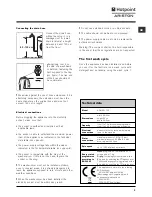 Предварительный просмотр 3 страницы Hotpoint Ariston ARMXXL 125 Instructions For Use Manual