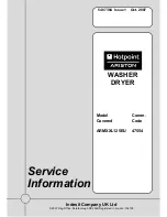 Preview for 1 page of Hotpoint Ariston ARMXXL125EU Service Information