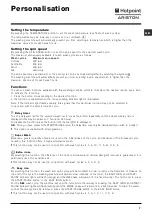 Preview for 7 page of Hotpoint Ariston ARSF 85 Instructions For Use Manual