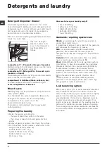 Preview for 8 page of Hotpoint Ariston ARSF 85 Instructions For Use Manual