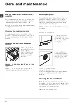 Preview for 10 page of Hotpoint Ariston ARSF 85 Instructions For Use Manual