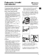 Preview for 21 page of Hotpoint Ariston ARSL 105 Instructions For Use Manual