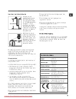 Предварительный просмотр 39 страницы Hotpoint Ariston artdx 149 Instructions For Use Manual