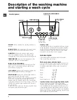 Preview for 4 page of Hotpoint Ariston ARTL 82 Instructions For Use Manual