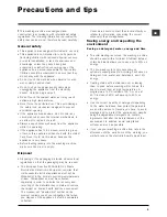 Preview for 9 page of Hotpoint Ariston ARTL 82 Instructions For Use Manual