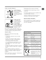 Предварительный просмотр 15 страницы Hotpoint Ariston ARXL 105 Instructions For Use Manual