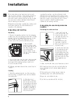 Preview for 2 page of Hotpoint Ariston ARXL 95 Instructions For Use Manual