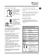 Preview for 15 page of Hotpoint Ariston ARXL 95 Instructions For Use Manual