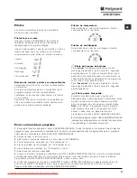 Preview for 17 page of Hotpoint Ariston ARXXF 125 Instructions For Use Manual