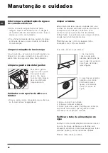 Preview for 58 page of Hotpoint Ariston ARXXL 105 Instructions For Use Manual