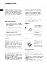 Preview for 2 page of Hotpoint Ariston AS60VX Instruction Booklet