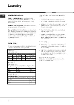 Preview for 8 page of Hotpoint Ariston AS60VX Instruction Booklet