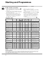 Предварительный просмотр 18 страницы Hotpoint Ariston AVTF 104 Instructions For Use Manual