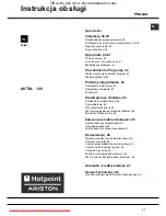 Preview for 37 page of Hotpoint Ariston AVTXL 129 Instructions For Use Manual