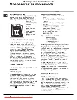 Preview for 56 page of Hotpoint Ariston AVTXL 129 Instructions For Use Manual