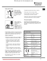 Предварительный просмотр 63 страницы Hotpoint Ariston AVTXL 129 Instructions For Use Manual