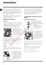 Preview for 16 page of Hotpoint Ariston AWM 108 Instructions For Use Manual