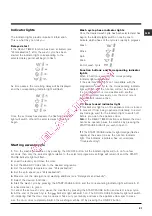 Preview for 21 page of Hotpoint Ariston AWM 108 Instructions For Use Manual