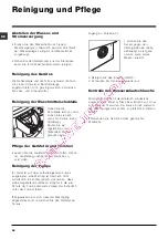 Preview for 54 page of Hotpoint Ariston AWM 108 Instructions For Use Manual