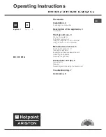 Hotpoint Ariston BC 231 I/HA Operating Instructions Manual предпросмотр