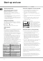 Предварительный просмотр 4 страницы Hotpoint Ariston BC 232 AI HA Operating Instructions Manual