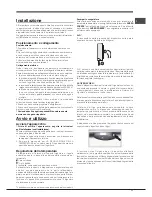 Preview for 11 page of Hotpoint Ariston BCB 3 series Operating Instructions Manual