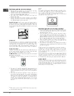 Preview for 28 page of Hotpoint Ariston BCB 3 series Operating Instructions Manual