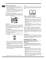 Preview for 44 page of Hotpoint Ariston BCB 3 series Operating Instructions Manual