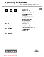 Предварительный просмотр 12 страницы Hotpoint Ariston BCB 311 Operating Instructions Manual