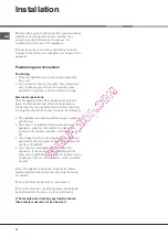 Предварительный просмотр 14 страницы Hotpoint Ariston BCB 313 AVEI FF Operating Instructions Manual