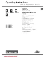 Preview for 13 page of Hotpoint Ariston BCB 313/B GE S Operating Instructions Manual