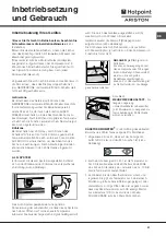 Preview for 41 page of Hotpoint Ariston BCB 333 A VE I C/HA Operating Instructions Manual