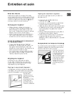 Предварительный просмотр 27 страницы Hotpoint Ariston BD 2922 EU Operating Instructions Manual