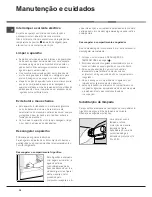 Предварительный просмотр 36 страницы Hotpoint Ariston BD 2930 V Operating Instructions Manual